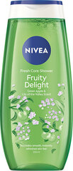 Dušas želeja Nivea Fruity Delight, 250 ml cena un informācija | Dušas želejas, eļļas | 220.lv