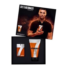 Komplekts Cristiano Ronaldo Fearless vīriešiem: tualetes ūdens EDT, 30 ml + dušas želeja, 150 ml cena un informācija | Vīriešu smaržas | 220.lv