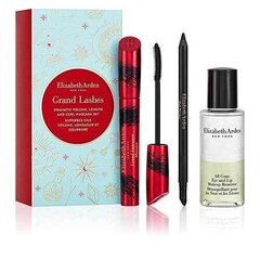 Набор Elizabeth Arden Grand Lashes Grand Entrance: тушь для ресниц, 8 мл + средство для снятия макияжа, 50 мл + карандаш для глаз Smokey Black, 1,2 г цена и информация | Тушь, средства для роста ресниц, тени для век, карандаши для глаз | 220.lv