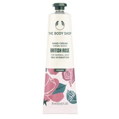 Крем для рук The Body Shop British Rose, 30 мл цена и информация | Кремы, лосьоны для тела | 220.lv