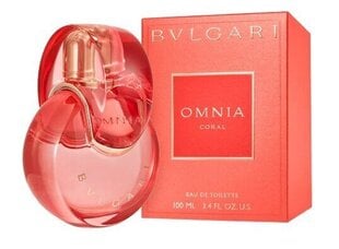 Tualetes ūdens Bvlgari Omnia Coral EDT sievietēm, 100 ml cena un informācija | Sieviešu smaržas | 220.lv