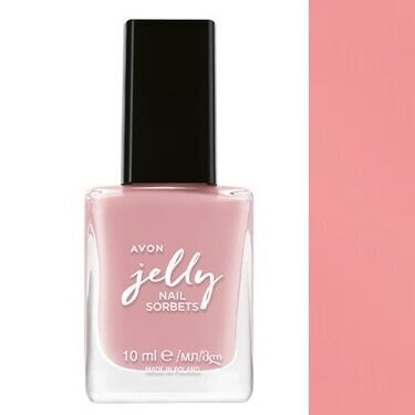 Nostiprinoša nagu laka Avon Jelly, Pink Sorbet, 10 ml цена и информация | Nagu lakas, stiprinātāji | 220.lv