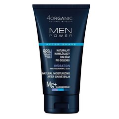 Увлажняющий бальзам после бритья 4organic Men Power Hydration, 150 мл цена и информация | Косметика и средства для бритья | 220.lv