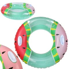 Пастельный арбузный круг для плавания с ручками 90 см цена и информация | Надувные и пляжные товары | 220.lv