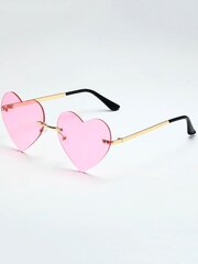 Солнцезащитные очки в форме сердец, Electronics LV-300002, розовые, 1шт цена и информация | Женские солнцезащитные очки | 220.lv