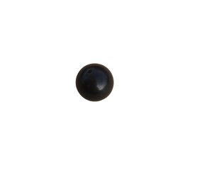 Melna dzintara bumba rokassprādzēm, auskariem, kuloniem, 12 mm cena un informācija | Rotu veidošana, pērļošana | 220.lv