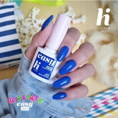 Hibrīda nagu laka Hi Hybrid Easy 3 in 1 609 Crazy Blue Splash, 5 ml cena un informācija | Nagu lakas, stiprinātāji | 220.lv