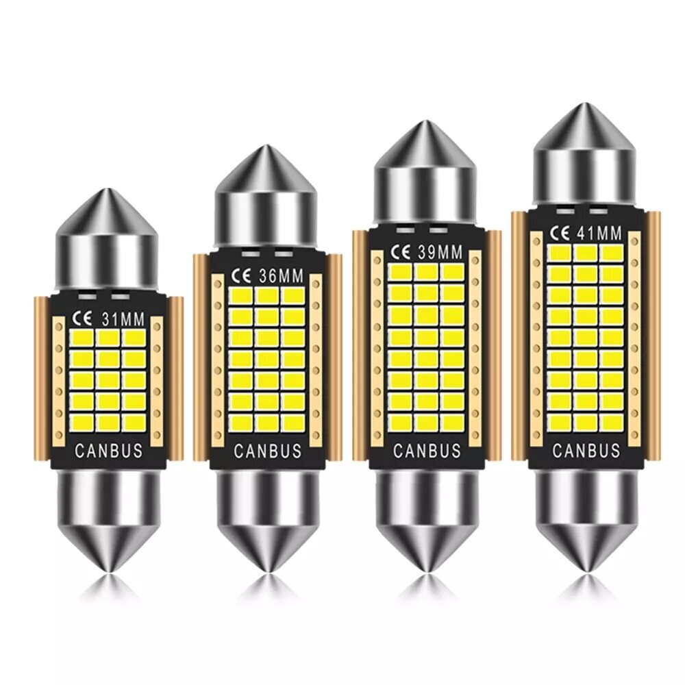 LED spuldze Xstorm 39Mm C3W C5W 24Smd Canbus cena un informācija | Auto spuldzes | 220.lv