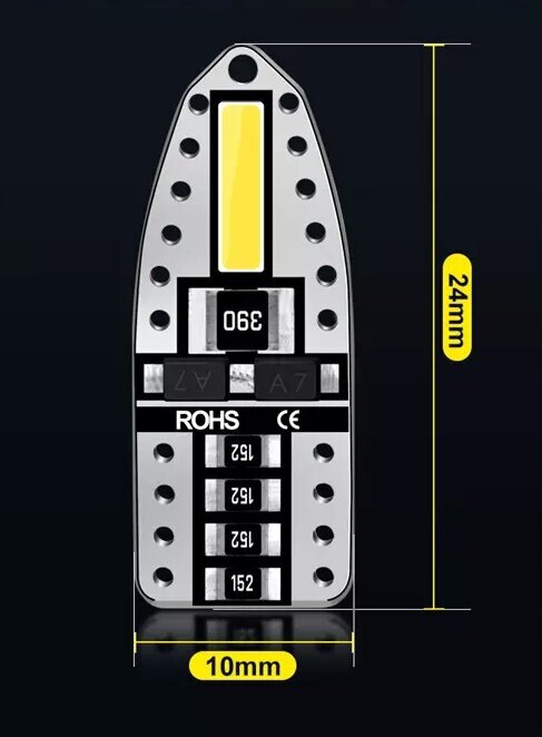 LED spuldze Xstorm W5W T10 B.Power Canbus, 10 gab. цена и информация | Auto spuldzes | 220.lv