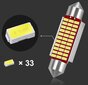 LED spuldze Xstorm 41mm 33Smd C3W C5W cena un informācija | Auto spuldzes | 220.lv