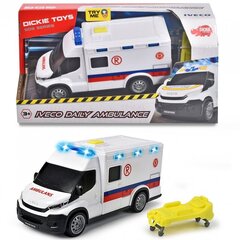 Игрушечный автомобиль скорой помощи со звуковыми и световыми эффектами Dickie, 18 см цена и информация | Игрушки для мальчиков | 220.lv