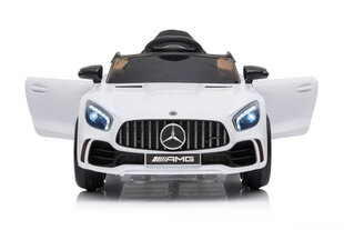 Детский одноместный электромобиль Mercedes GT R, белый цена и информация | Электромобили для детей | 220.lv