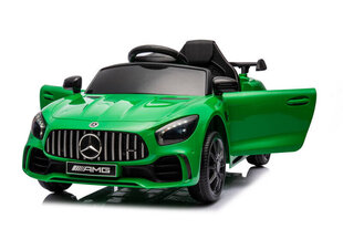 Bērnu vienvietīgs elektromobilis Mercedes GT R, zaļš cena un informācija | Bērnu elektroauto | 220.lv