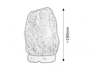Rabalux Rock galda sāls lampa, 19 cm cena un informācija | Galda lampas | 220.lv