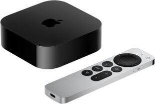 Multivides atskaņotājs Apple TV 4K 64GB Wi-Fi cena un informācija | TV uztvērēji | 220.lv