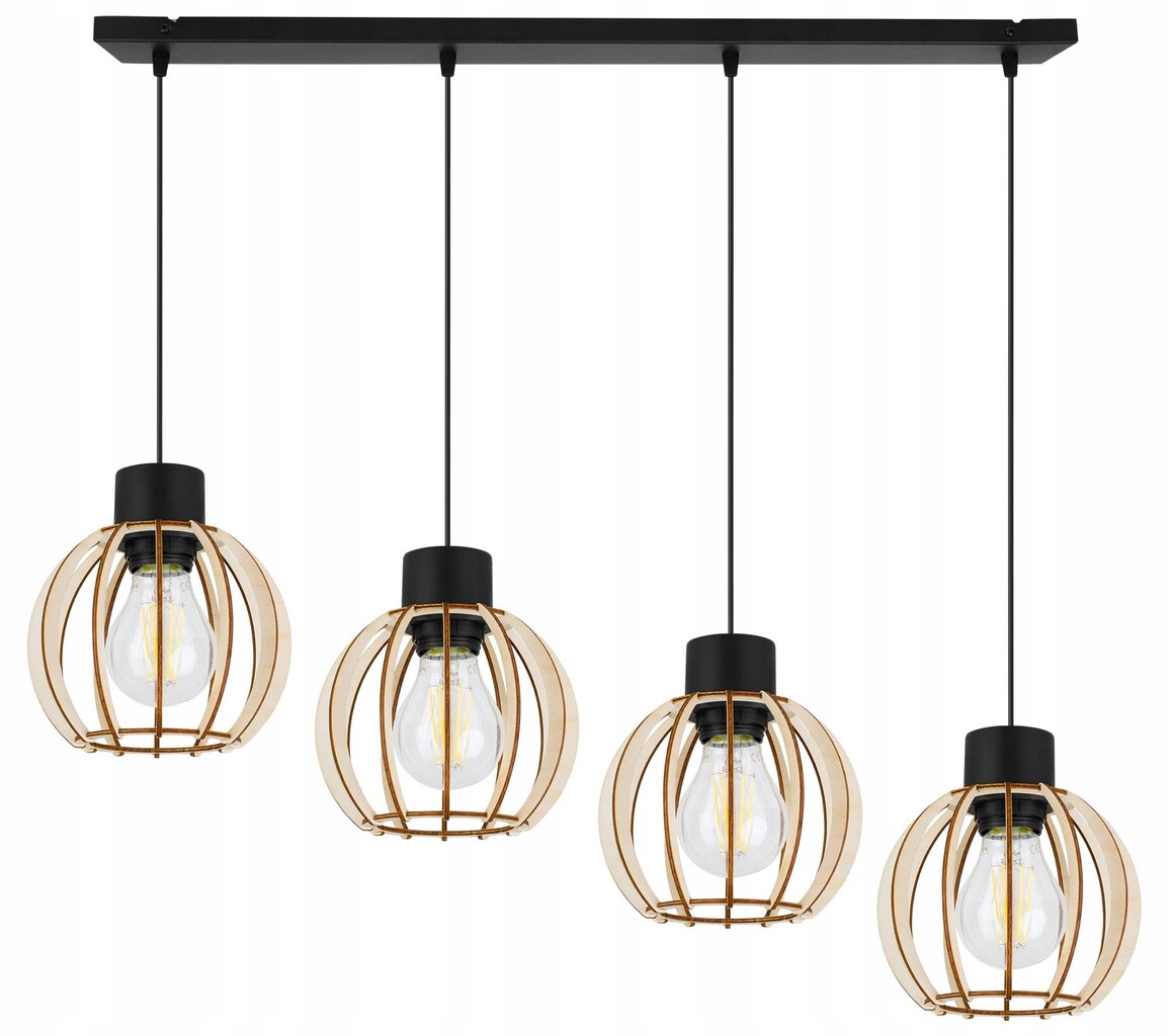 LightHome piekaramā lampa Timber cena un informācija | Lustras | 220.lv