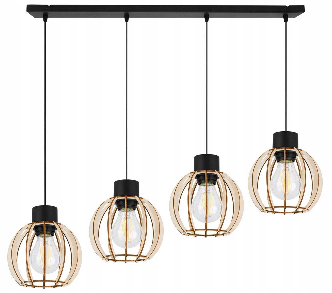 LightHome piekaramā lampa Timber cena un informācija | Lustras | 220.lv