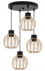 LightHome piekaramā lampa Timber, melna cena un informācija | Piekaramās lampas | 220.lv