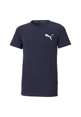 Puma Футболки Active Small Logo Navy 586980 06 586980 06/176 цена и информация | Рубашки для мальчиков | 220.lv