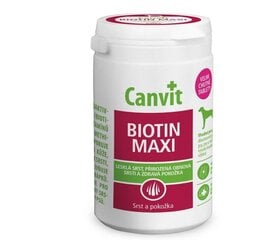 Vitamīni lielo šķirņu suņiem Canvit Dog Biotin Maxi, 230 g cena un informācija | Vitamīni, uztura bagātinātāji, pretparazītu līdzekļi suņiem | 220.lv