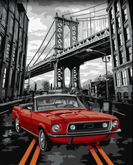 Glezniecība pēc numuriem Wizardi Brooklyn streets, 40x50 cm cena un informācija | Gleznas pēc numuriem | 220.lv