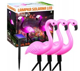 Dārza lampas ar saules baterijām Fluxar Flamingos, 3 gab. cena un informācija | Āra apgaismojums | 220.lv