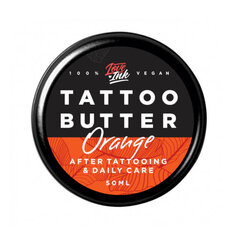 Tetovējumu kopšanas sviests Love Ink Tattoo Butter Orange, 50 ml cena un informācija | Ķermeņa krēmi, losjoni | 220.lv