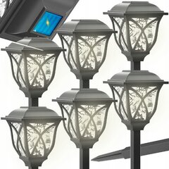Комплект садовых светильников с солнечной батареей Fluxar 6шт. цена и информация | Уличное освещение | 220.lv