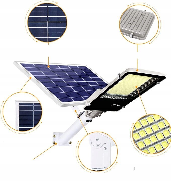 LED āra gaismeklis ar saules paneli un kustības sensoru Fluxar S607 cena un informācija | Āra apgaismojums | 220.lv