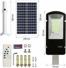 LED āra gaismeklis ar saules paneli un kustības sensoru Fluxar S613 cena un informācija | Āra apgaismojums | 220.lv
