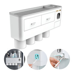 Настенный органайзер для ванной комнаты 3-в-1 Livman цена и информация | Аксессуары для ванной комнаты | 220.lv