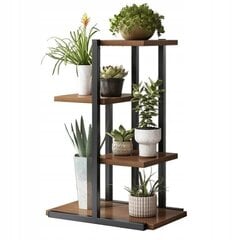 FLuxar home ziedu statīvs, 68 cm, koka цена и информация | Подставки для цветов, держатели для вазонов | 220.lv