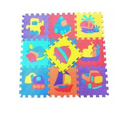 Комплект напольного коврика для детей из пеноматериала, Electronics LV- 1074, разноцветный, 1 шт. цена и информация | Развивающие коврики | 220.lv