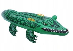 Piepūšams sēdeklis krokodila formā Electronics LV-1094, zaļš, 1 gab. cena un informācija | Piepūšamās rotaļlietas un pludmales preces | 220.lv