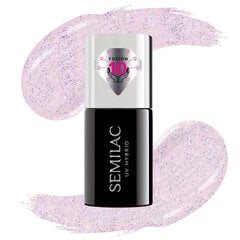 Hibrīda nagu laka Semilac Extend Care 5in1, 806 Glitter Delicate Pink, 7 ml cena un informācija | Nagu lakas, stiprinātāji | 220.lv