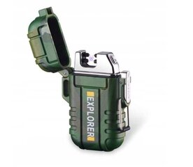 Ūdensizturīgas šķiltavas Electronics LV-1045, zaļas, 1 gab. cena un informācija | Šķiltavas un aksesuāri | 220.lv