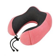 U-образная подушка для путешествий на шею, Electronics LV-1067 , розовый, 1 шт. цена и информация | Подушки | 220.lv