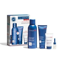 Komplekts Clarins Men Shaving Essentials vīriešiem: želeja, 150 ml + pēcskūšanās želeja, 75 ml + sejas mazgāšana, 30 ml + skūšanās un bārdas eļļa, 3 ml cena un informācija | Skūšanās piederumi, kosmētika | 220.lv