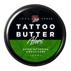 Tetovējumu kopšanas sviests Loveink Tattoo Butter Aloe, 100 ml cena un informācija | Ķermeņa krēmi, losjoni | 220.lv