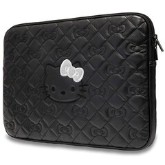 Hello Kitty Sleeve HKCSZPEKHBPK 14" czarny|black Zip PU Quilted Bows цена и информация | Чехлы для планшетов и электронных книг | 220.lv