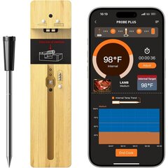 Термометр для мяса с Bluetooth цена и информация | Особенные приборы для приготовления пищи | 220.lv
