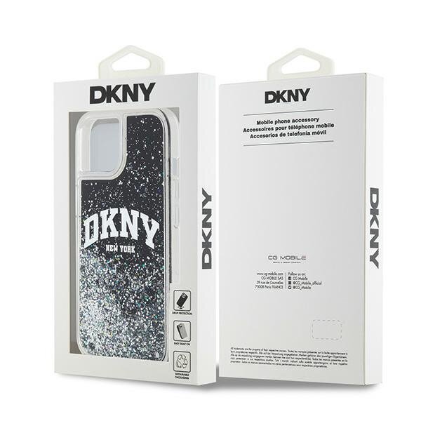 DKNY Liquid Glitter Big Logo Hardcase cena un informācija | Telefonu vāciņi, maciņi | 220.lv