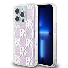 DKNY DKHCP15LLCPEPP iPhone 15 Pro 6.1" różowy|pink hardcase Liquid Glitter Multilogo цена и информация | Чехлы для телефонов | 220.lv