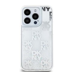 DKNY DKHCP15XLCPEPT iPhone 15 Pro Max 6.7" biały|white hardcase Liquid Glitter Multilogo цена и информация | Чехлы для телефонов | 220.lv