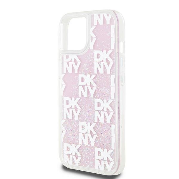 DKNY Liquid Glitter Multilogo Hardcase cena un informācija | Telefonu vāciņi, maciņi | 220.lv