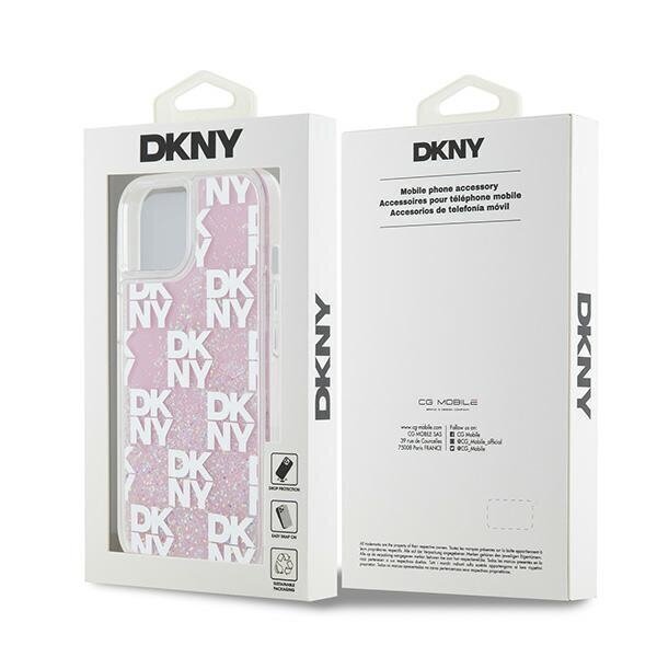 DKNY Liquid Glitter Multilogo Hardcase cena un informācija | Telefonu vāciņi, maciņi | 220.lv