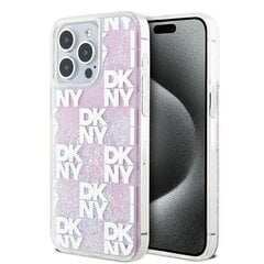 DKNY DKHCP15XLCPEPP iPhone 15 Pro Max 6.7" różowy|pink hardcase Liquid Glitter Multilogo цена и информация | Чехлы для телефонов | 220.lv