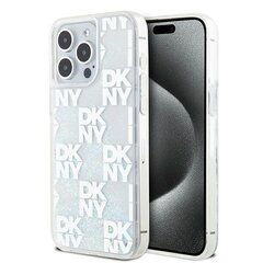 DKNY DKHCP15XLCPEPT iPhone 15 Pro Max 6.7" biały|white hardcase Liquid Glitter Multilogo цена и информация | Чехлы для телефонов | 220.lv