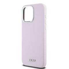 DKNY DKHMP14XSMCHLP iPhone 14 Pro Max 6.7" różowy|pink hardcase Liquid Silicone Small Metal Logo MagSafe цена и информация | Чехлы для телефонов | 220.lv