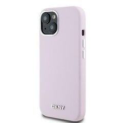 DKNY DKHMP15XSMCHLP iPhone 15 Pro Max 6.7" różowy|pink hardcase Liquid Silicone Small Metal Logo MagSafe цена и информация | Чехлы для телефонов | 220.lv